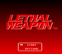 Lethal Weapon (Europe) Title Screen